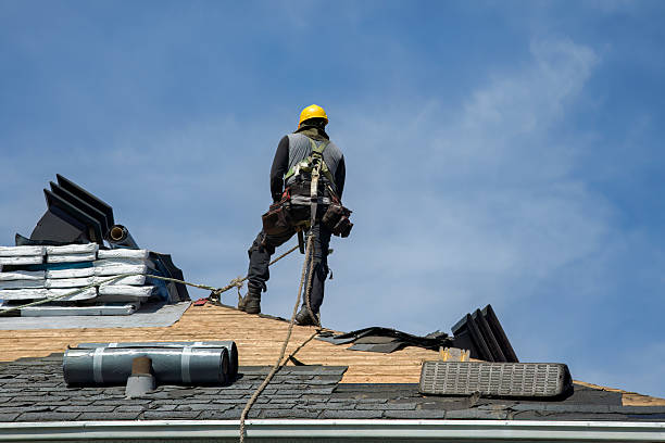 Professional Roof Replacement technician working in Knob Noster, MO